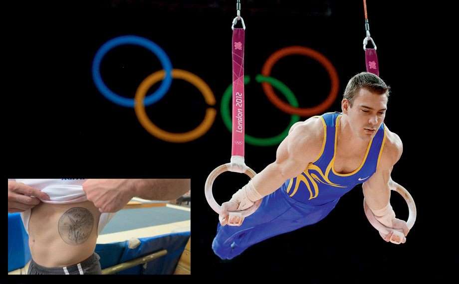 LONDON, ENGLAND - AUGUST 06: Arthur Nabarrete Zanetti of Brazil competes on the Artistic Gymnastics Men's Rings on Day 10 of the London 2012 Olympic Games at North Greenwich Arena on August 6, 2012 in London, England. (Photo by Ronald Martinez/Getty Images)