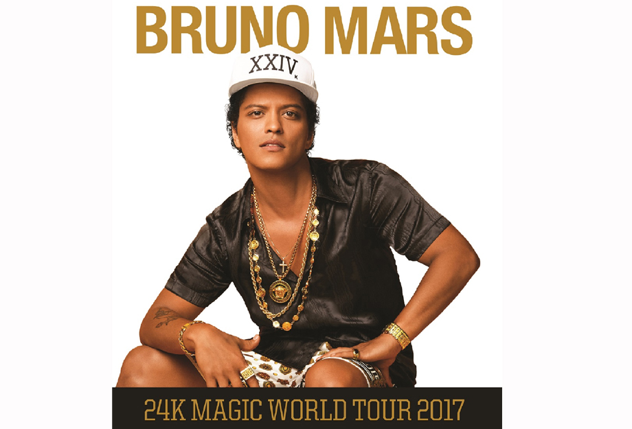 Bruno Mars faz hoje último show da “24K Magic World Tour” no país, em